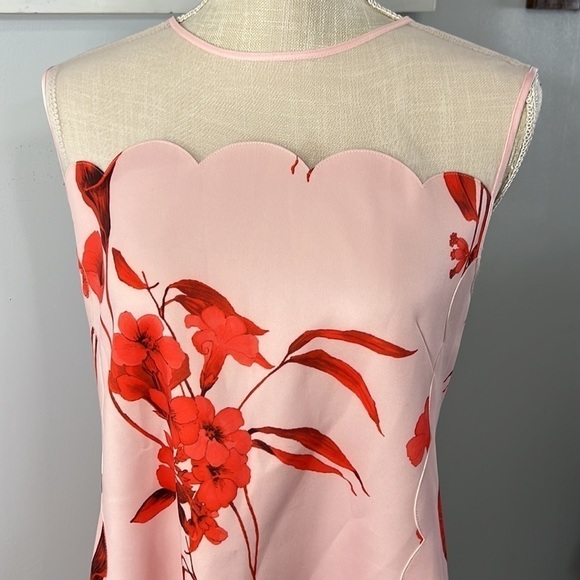 NWT Ted Baker Floral Scalloped Hem Dress size US 10 - Picture 5 of 11